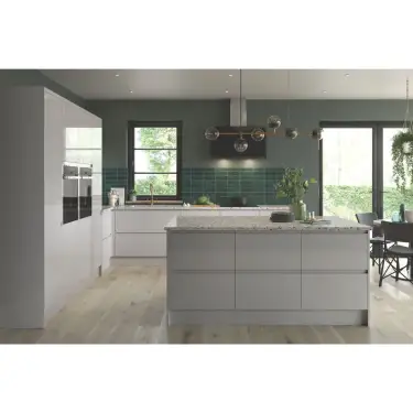 Click Here To Enlarge This Photo Of J Pull Lacarre Gloss Light Grey Door Size : 140X296