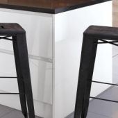 J Pull Lacarre Gloss Light Grey 900X360 Square Panel Lacarre