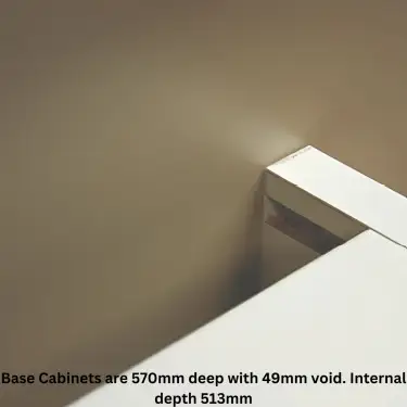 Click Here To Enlarge This Photo Of Single Tall Flatpack Kitchen Cabinet 500 Wall Unit