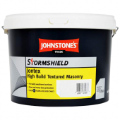 Johnstone’s Trade Jontex Hi-Build Textured Masonry Paint Magnolia 10L
