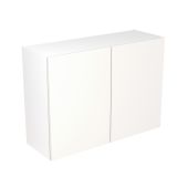 Kitchen Kit Flatpack Slab Super Gloss White 1000 Wall Unit - FKKF0015