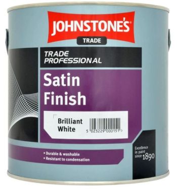 Click Here To Enlarge This Photo Of Johnstone&rsquo;s Trade Satin Finish Brilliant White 2&period;5L