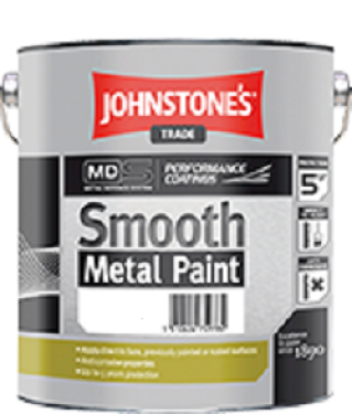 Click Here To Enlarge This Photo Of Johnstone’s Trade Smooth Metal Paint Black 2.5L
