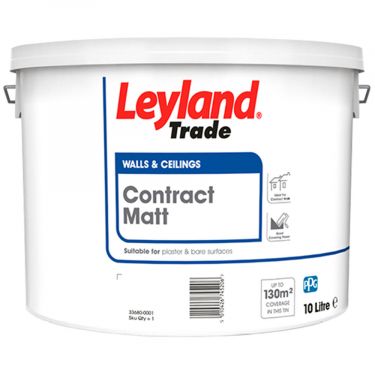 Click Here To Enlarge This Photo Of Leyland Trade Contract Matt  Magnolia 10L