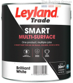 Leyland Trade Smart Multi Surface Paint Brilliant White 2.5L