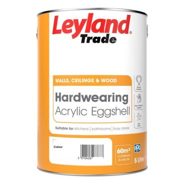 Click Here To Enlarge This Photo Of Leyland Acrylic Eggshell Tinted 5L - Advise of Colour