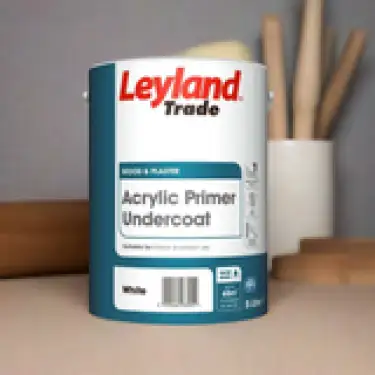 Click Here To Enlarge This Photo Of Leyland Trade Acrylic Primer Undercoat - 5L, White - Interior & Exterior Timber - Quick Dry, Low Odour