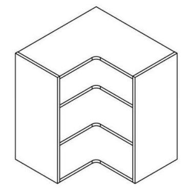 Click Here To Enlarge This Photo Of Flatpack Kitchen Cabinet L Corner 650mm Wall Unit
