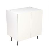 Kitchen Kit Flatpack Slab Super Gloss White 800 Base Unit - FKKF0036