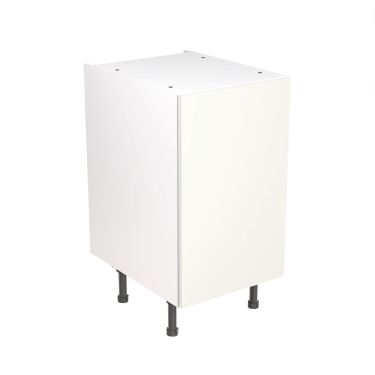 Click Here To Enlarge This Photo Of Kitchen Kit Flatpack Slab Super Gloss White 450 Base Unit - FKKF0039