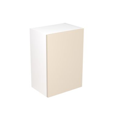 Click Here To Enlarge This Photo Of Kitchen Kit Flatpack Slab Super Gloss Cashmere 500 Wall Unit - FKKF0113