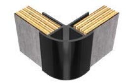 Typ B E x t Corner  2450Mm Satin Anodised