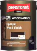 Johnstone's Trade Opaque Wood Finish (Solvent / Oil Based) in Jacobean 5 Litre