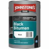 Johnstone’s Trade Black Bitumen Waterproofing Paint 5L
