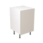 Kitchen Kit Flatpack Slab Super Gloss Light Grey 500 Base Unit - FKKF0203