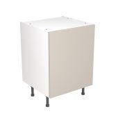 Kitchen Kit Flatpack Slab Super Gloss Light Grey 600 Base Unit - FKKF0204