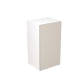 Kitchen Kit Flatpack Slab Super Gloss Light Grey 400 Wall Unit - FKKF0212