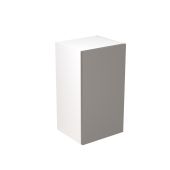 Kitchen Kit Flatpack Slab Super Gloss Dust Grey 400 Wall Unit - FKKF0312