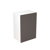 Kitchen Kit Flatpack Slab Super Gloss Graphite 500 Wall Unit - FKKF0413