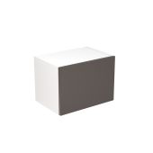 Kitchen Kit Flatpack Slab Super Gloss Graphite 500 Wall Unit Bridge - FKKF0418