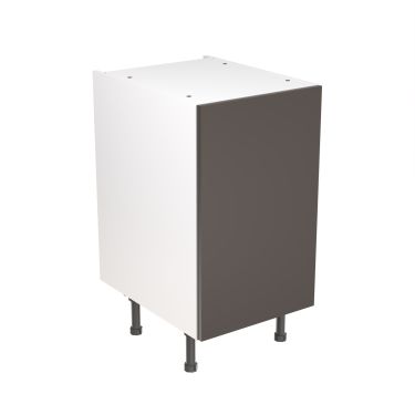 Click Here To Enlarge This Photo Of Kitchen Kit Flatpack Slab Super Gloss Graphite 450 Base Unit - FKKF0439