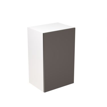 Click Here To Enlarge This Photo Of Kitchen Kit Flatpack Slab Super Gloss Graphite 450 Wall Unit - FKKF0440
