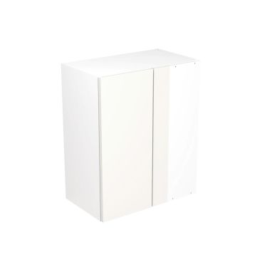 Click Here To Enlarge This Photo Of Kitchen Kit Flatpack Slab Ultra Matt White 600 Wall Unit Blind Corner - FKKF0516