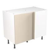Kitchen Kit Flatpack Slab Ultra Matt Cashmere 1000 Base Unit Blind Corner - FKKF0609