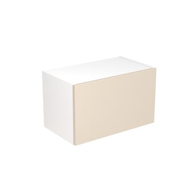Click Here To Enlarge This Photo Of Kitchen Kit Flatpack Slab Ultra Matt Cashmere 600 Wall Unit Bridge - FKKF0619
