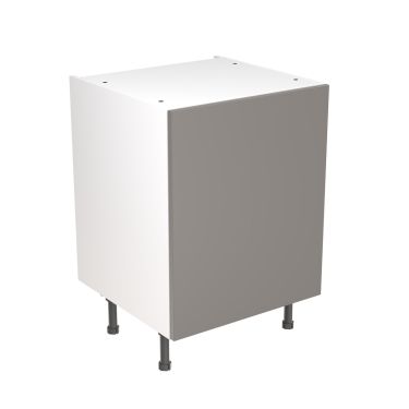Click Here To Enlarge This Photo Of Kitchen Kit Flatpack Slab Ultra Matt Dust Grey 600 Base Unit - FKKF0804