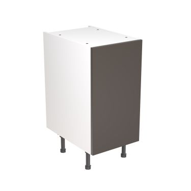 Click Here To Enlarge This Photo Of Kitchen Kit Flatpack Slab Ultra Matt Graphite 400 Base Unit - FKKF0902