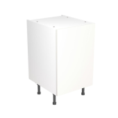 Kitchen Kit Value Slab Matt White 500 Base Unit - FKKM1003
