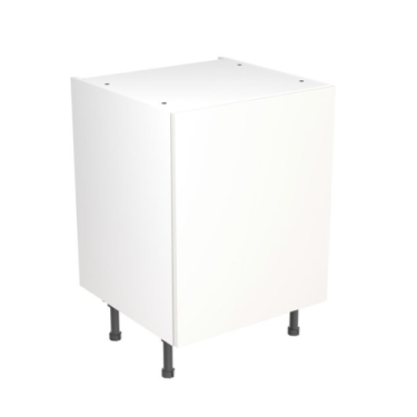 Click Here To Enlarge This Photo Of Kitchen Kit Value Slab Matt White 600 Base Unit - FKKM1004