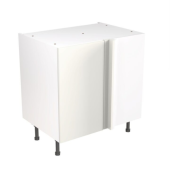 Kitchen Kit Value Slab Matt White 800 Base Unit Blind Corner - FKKM1037