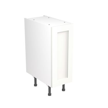 Click Here To Enlarge This Photo Of Kitchen Kit Flatpack Shaker Ultra Matt White 300 Base Unit - FKKH0501