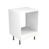 Kitchen Kit Flatpack Shaker Ultra Matt White 600 Base Unit Oven - FKKH0505
