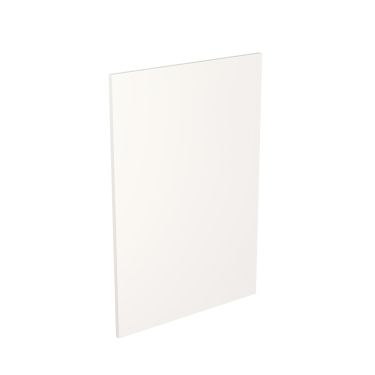 Click Here To Enlarge This Photo Of Kitchen Kit Flatpack Shaker Ultra Matt White 600 Panel Base End - FKKH0528