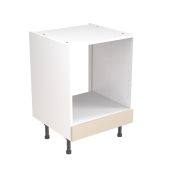 Kitchen Kit Flatpack Shaker Ultra Matt Cashmere 600 Base Unit Oven - FKKH0605