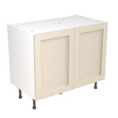 Kitchen Kit Flatpack Shaker Ultra Matt Cashmere 1000 Base Unit - FKKH0608