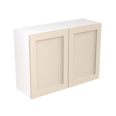 Click Here To Enlarge This Photo Of Kitchen Kit Flatpack Shaker Ultra Matt Cashmere 1000 Wall Unit - FKKH0615