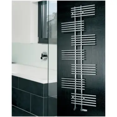 Click Here To Enlarge This Photo Of Eucotherm Parallel Rail Chrome Towel Designer Radiators