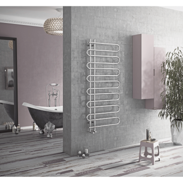 Click Here To Enlarge This Photo Of Eucotherm Mamba Chrome Ladder Towel Designer Radiators