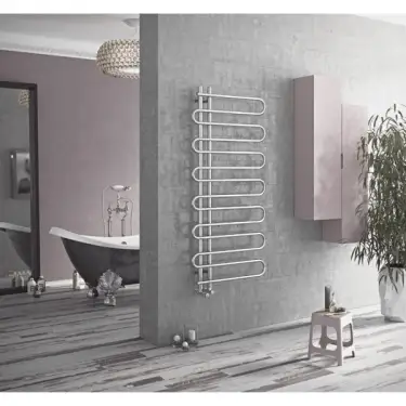 Click Here To Enlarge This Photo Of Eucotherm Mamba Chrome Ladder Towel Designer Radiators