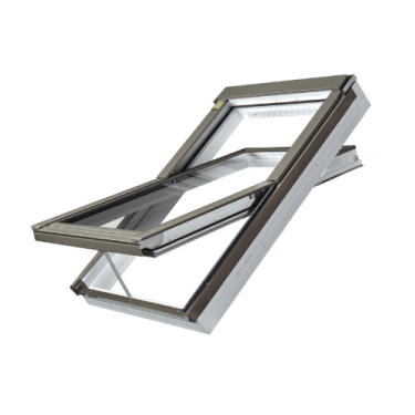 Click Here To Enlarge This Photo Of FAKRO PTP-V Roof Windows with Electric Z - Wave Control in PVC Finish