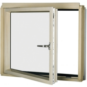 FAKRO BDR (right) or BDL (left) L-Shaped Combination Roof Windows in Natural Pine Triple Glazed