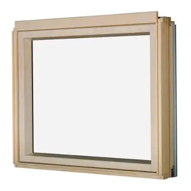 Click Here To Enlarge This Photo Of FAKRO BXP P5 L-Shaped Combination Roof Windows in Natural Pine Triple Glazed