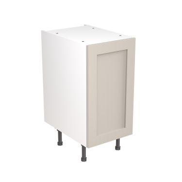 Click Here To Enlarge This Photo Of Kitchen Kit Flatpack Shaker Ultra Matt Light Grey 400 Base Unit - FKKH0702