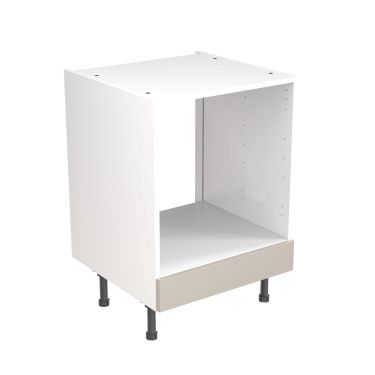 Click Here To Enlarge This Photo Of Kitchen Kit Flatpack Shaker Ultra Matt Light Grey 600 Base Unit Oven - FKKH0705