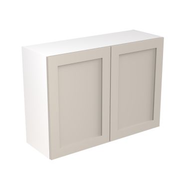 Click Here To Enlarge This Photo Of Kitchen Kit Flatpack Shaker Ultra Matt Light Grey 1000 Wall Unit - FKKH0715