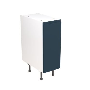 Click Here To Enlarge This Photo Of Kitchen Kit Flatpack J Pull Ultra Matt Indigo Blue 300 Base Unit - FKKJ1301
